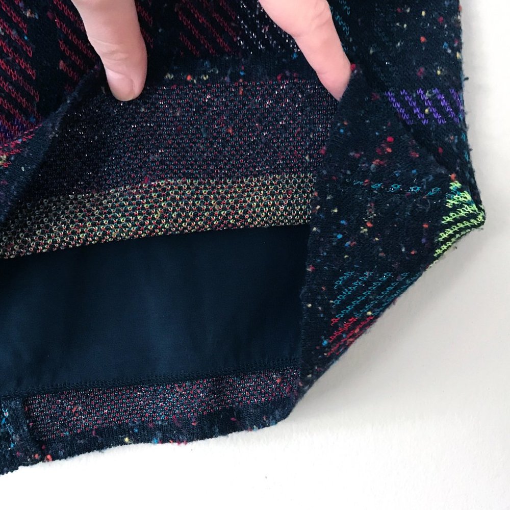 Cecilia Prado Confetti Plaid Sweater Mini Skirt - Picture 8 of 8